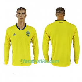 Fotball-VM 2018 Sverige drakt Hjemmetrøye Langermet